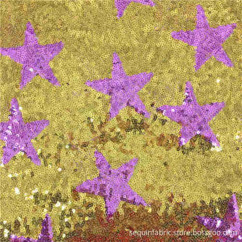wholesale Matte Lace Gradient Transparent 3mm sequin fabric